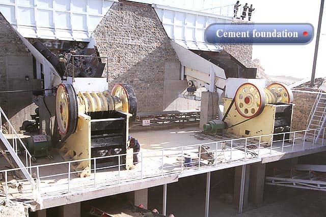 cement foundation