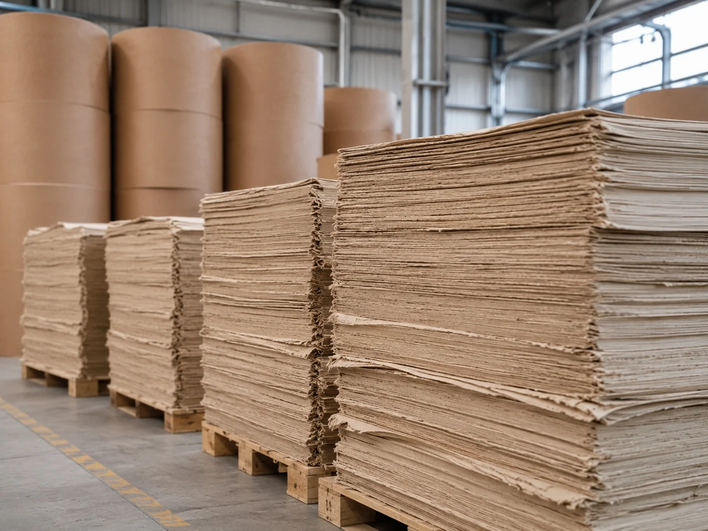 Recycled paper material