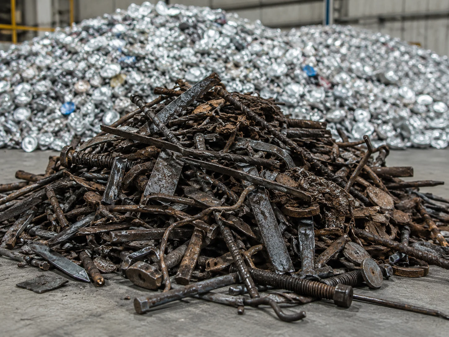 Ferrous impurities from aluminum recycling