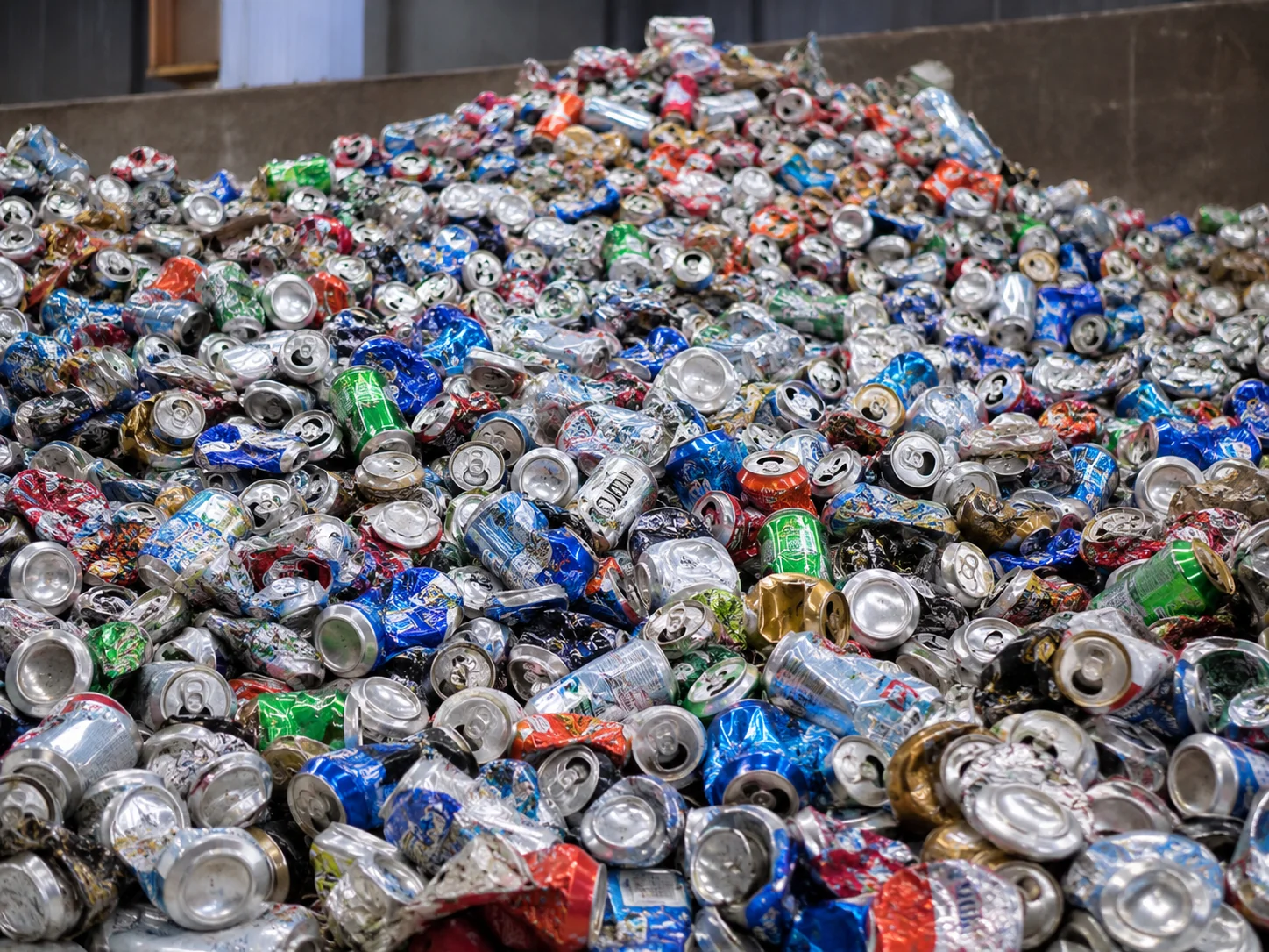 Aluminum cans recycling
