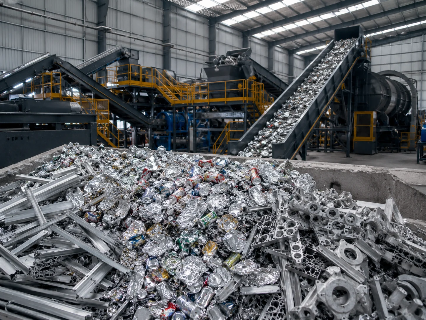 Mixed scrap aluminum recycling project